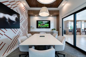 Conference room & private offices